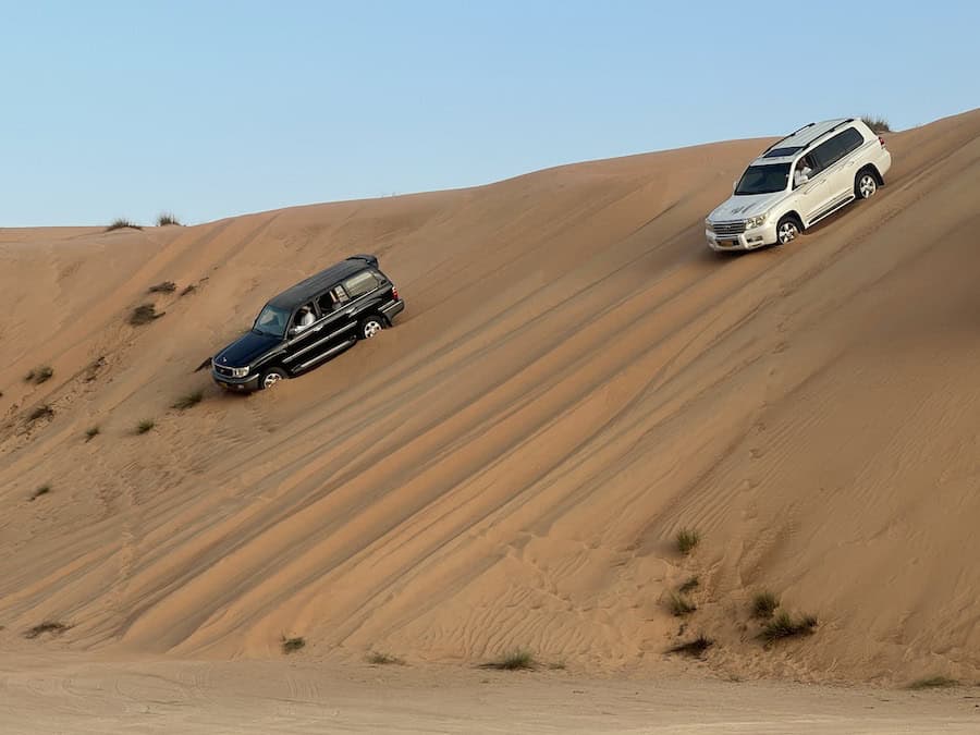 Sunset Dune Adventure: Thrills in a 4x4 Land Cruiser